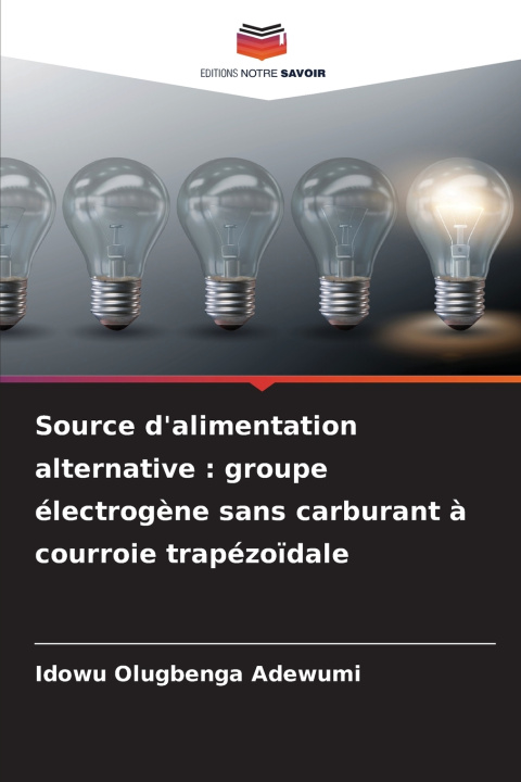 Kniha Source d'alimentation alternative Idowu Olugbenga Adewumi