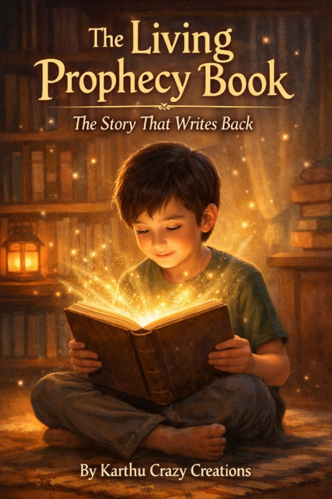 Kniha The Living Prophecy Book Karthu Crazy