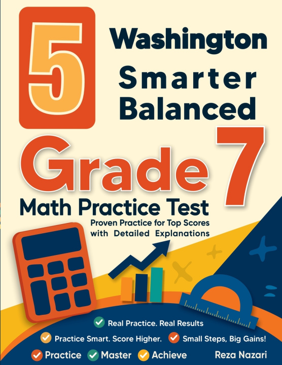 Kniha 5 Washington Smarter Balanced Grade 7 Math Practice Tests Reza Nazari