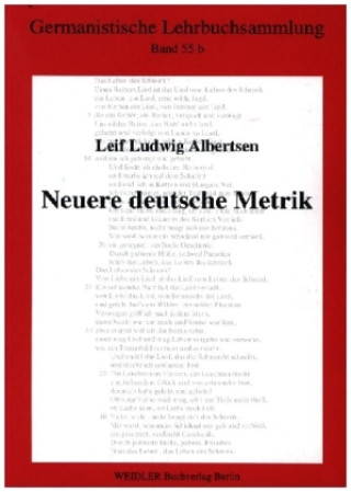 Knjiga Neuere deutsche Metrik Leif L Albertsen