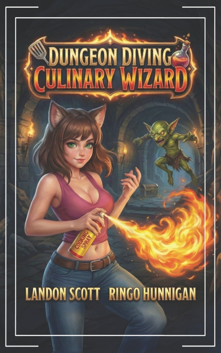 Kniha Dungeon Diving Culinary Wizard Ringo Hunnigan
