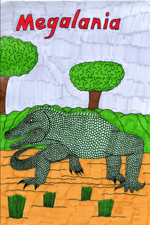 Kniha Megalania Matthew Sheather