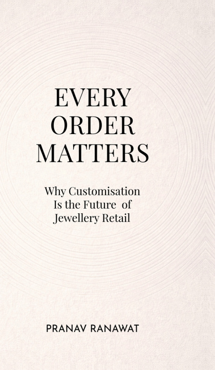 Kniha EVERY ORDER MATTERS Pranav Ranawat