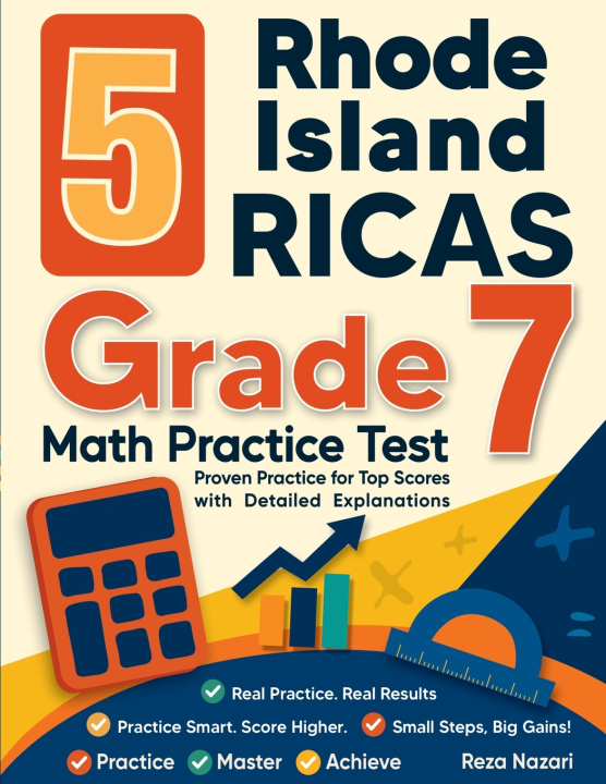 Kniha 5 Rhode Island RICAS Grade 7 Math Practice Tests Nazari
