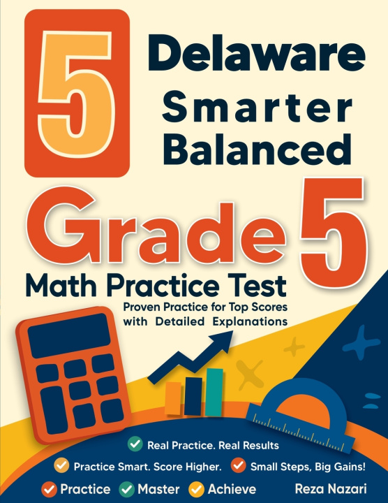 Kniha 5 Delaware Smarter Balanced Grade 5 Math Practice Tests Reza Nazari