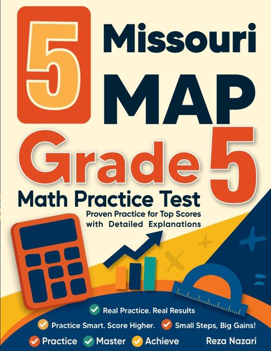 Kniha 5 Missouri MAP Grade 5 Math Practice Tests Reza Nazari