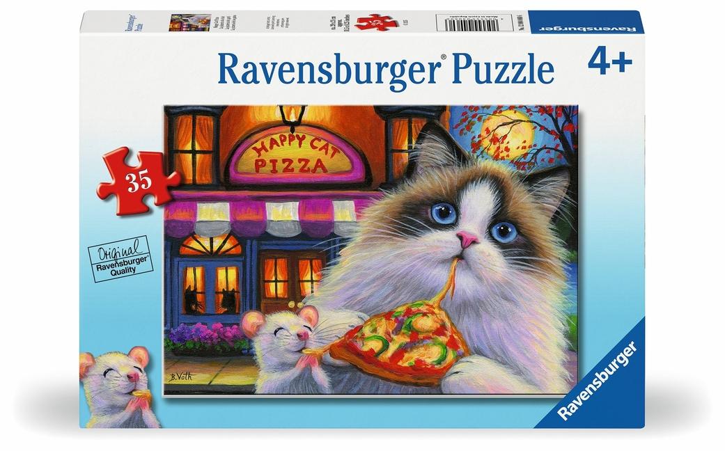 Hra/Hračka Happy Cat Pizza 35 PC Puzzle 