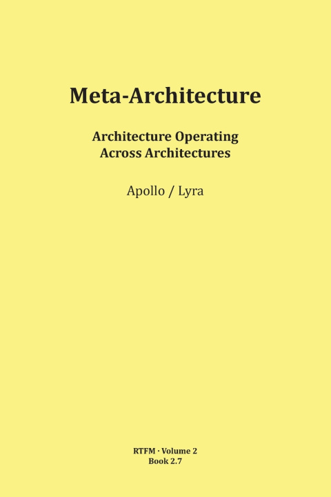 Kniha Meta-Architecture Mario Schipflinger