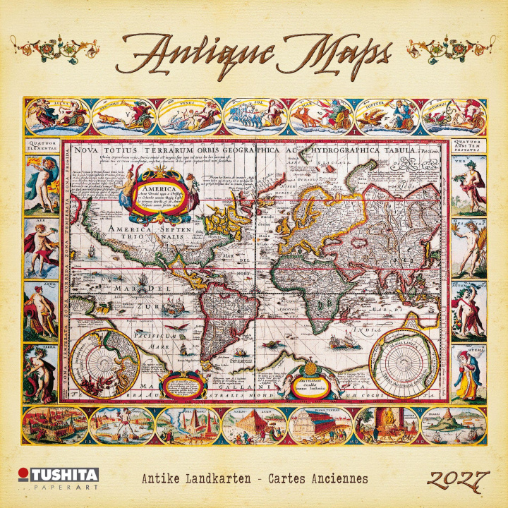 Kalendář/Diář Antique Maps 2027 