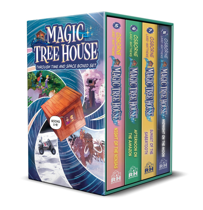 Hra/Hračka Magic Tree House Through Time and Space Boxed Set: Graphic Novels 5-8 Kelly Matthews