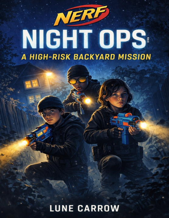 Kniha Nerf Night Ops Lune Carrow