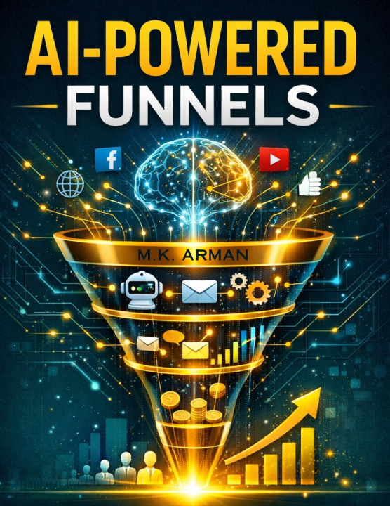 Kniha AI-Powered Funnels M.K. Arman