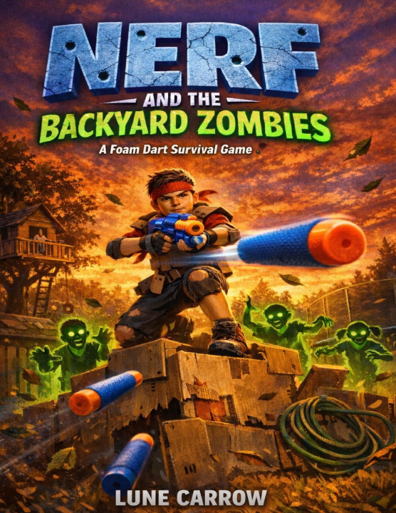 Kniha Nerf And The Backyard Zombies Lune Carrow