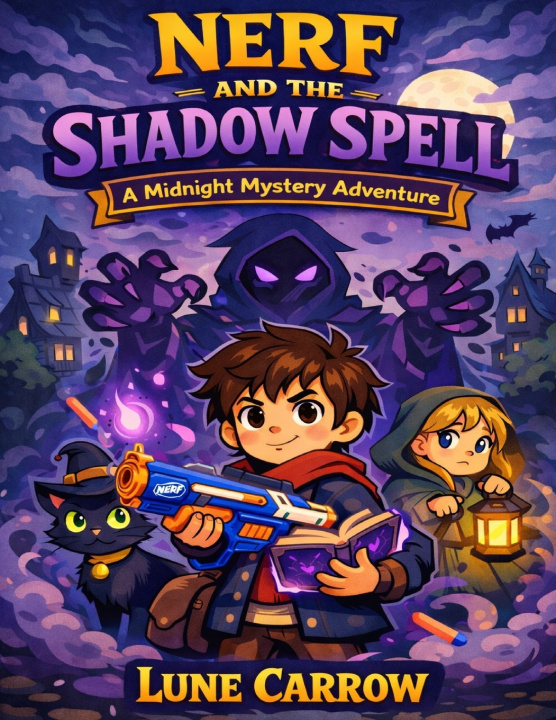Kniha Nerf and the Shadow Spell Lune Carrow