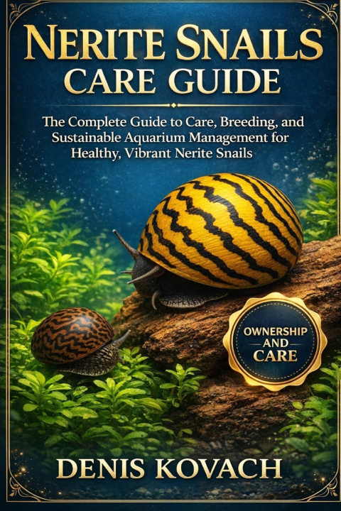 Kniha NERITE SNAILS CARE GUIDE DENIS KOVACH