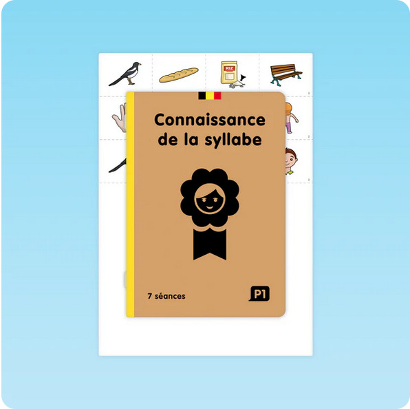 Boek 7 séances Connaissance de la syllabe P1 Zorman