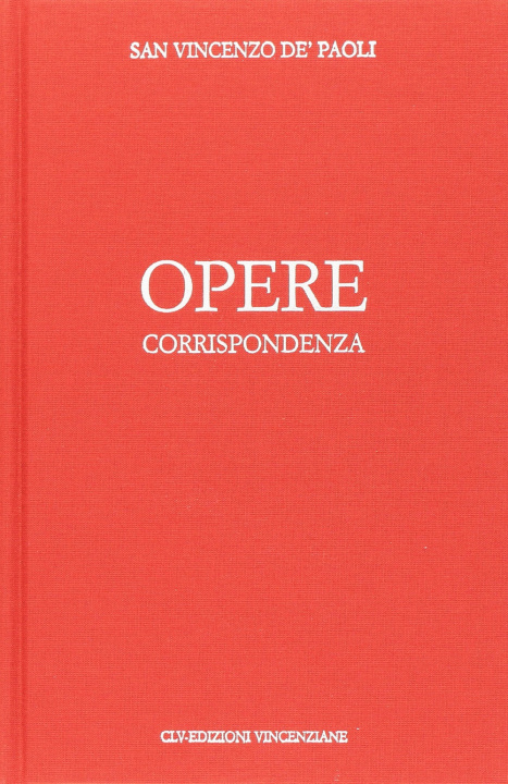 Kniha Opere Vincenzo de'Paoli (san)