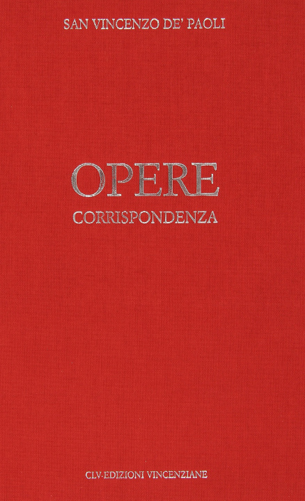 Kniha Opere Vincenzo de'Paoli (san)