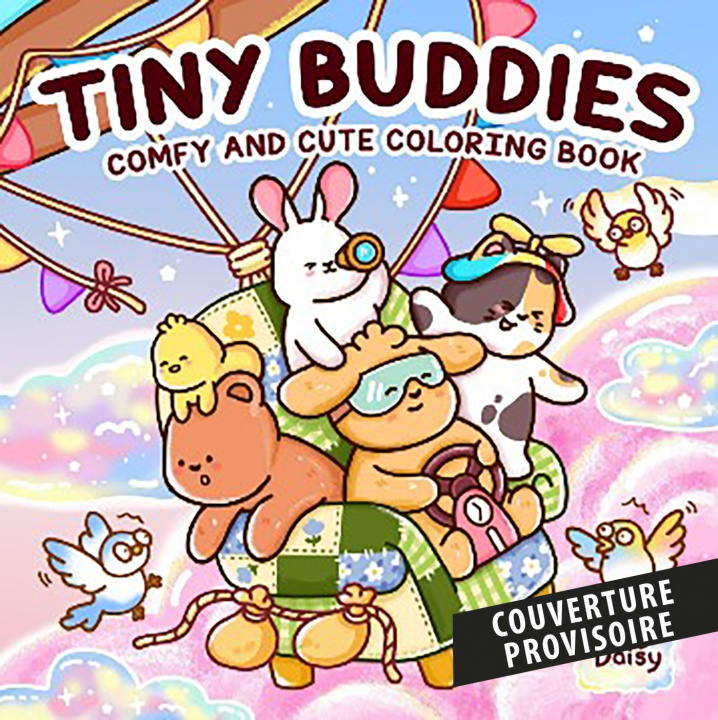 Boek Tiny Daisy - Tiny Buddies: Comfy and cute coloring book Tiny Daisy