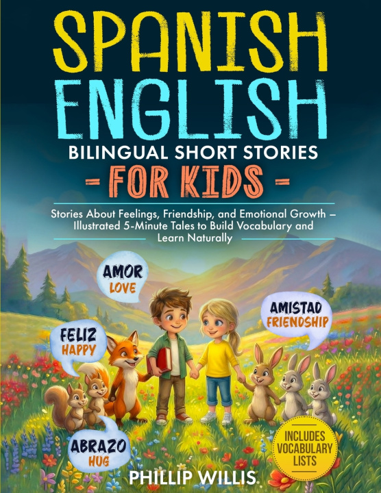 Kniha Spanish-English Bilingual Short Stories for Kids Phillip Willis