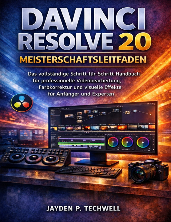 Kniha DAVINCI RESOLVE 20 MEISTERSCHAFTSLEITFADEN JAYDEN P. TECHWELL
