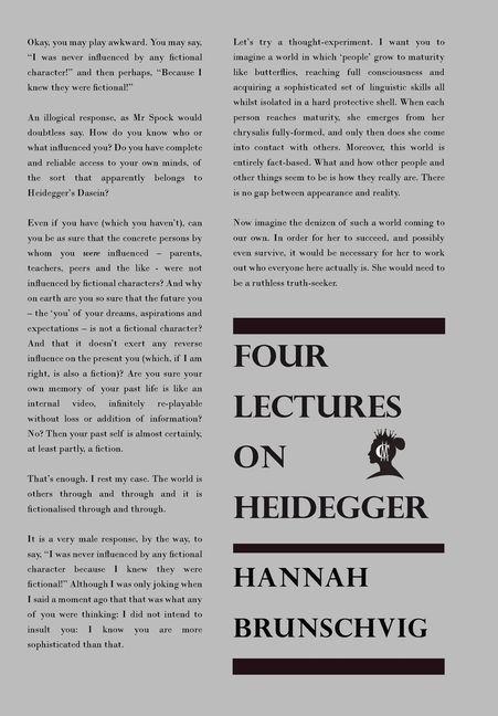 Könyv Four Lectures on Heidegger Hannah Brunschvig