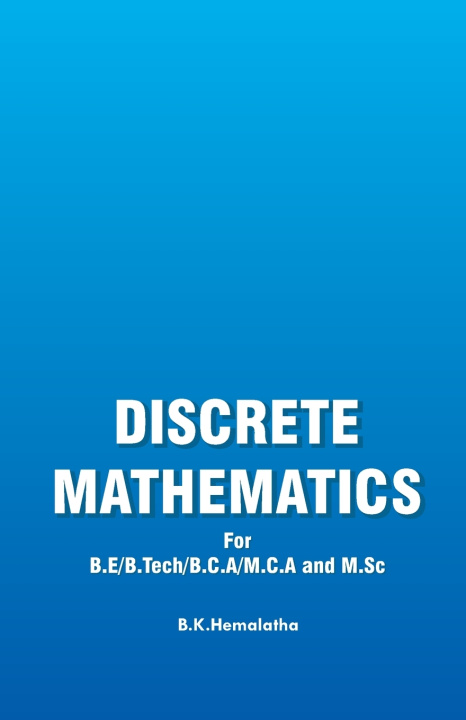 Kniha Discrete Mathematics B.K.Hemalatha