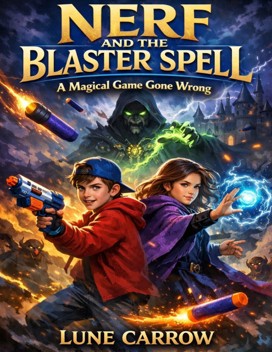 Kniha Nerf And The Blaster Spell Lune Carrow