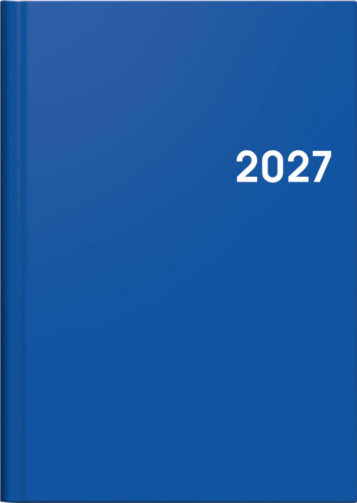Kalendár/Diár Buchkalender Mod. 796 2027, A5, Kunststoff, blau 
