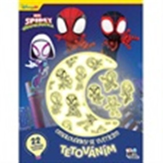 Kniha Spidey - Omalovánky se svítícím tetováním 