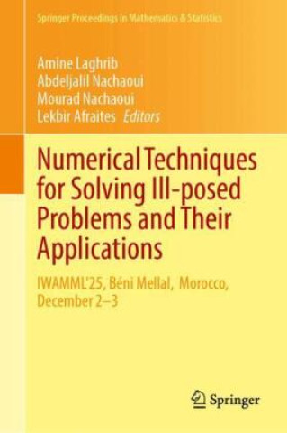 Kniha Numerical Techniques for Solving Ill-posed Problems and Their Applications Amine Laghrib