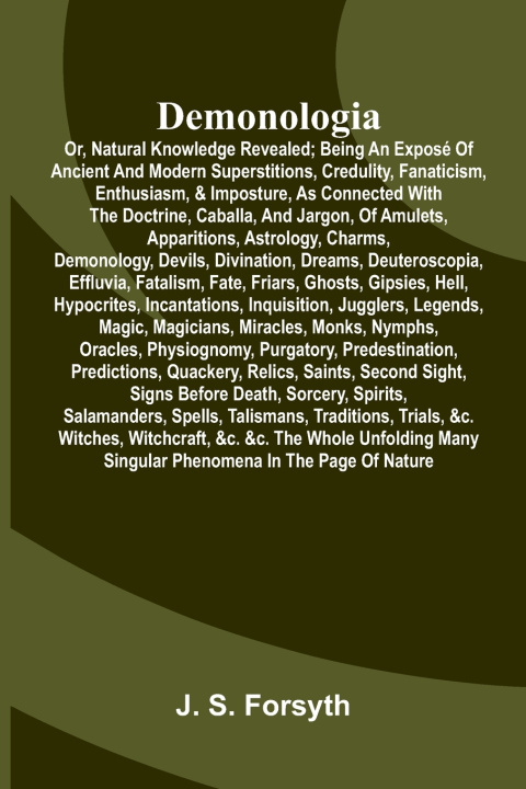 Knjiga Demonologia J. S. Forsyth