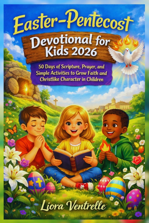 Könyv Easter-Pentecost Devotional for Kids 2026 Liora Ventrelle