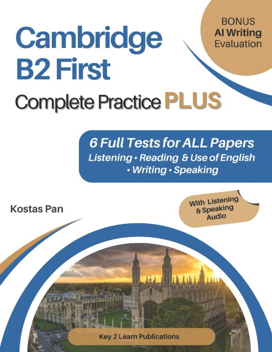 Kniha Cambridge B2 First Complete Practice PLUS Kostas Pan