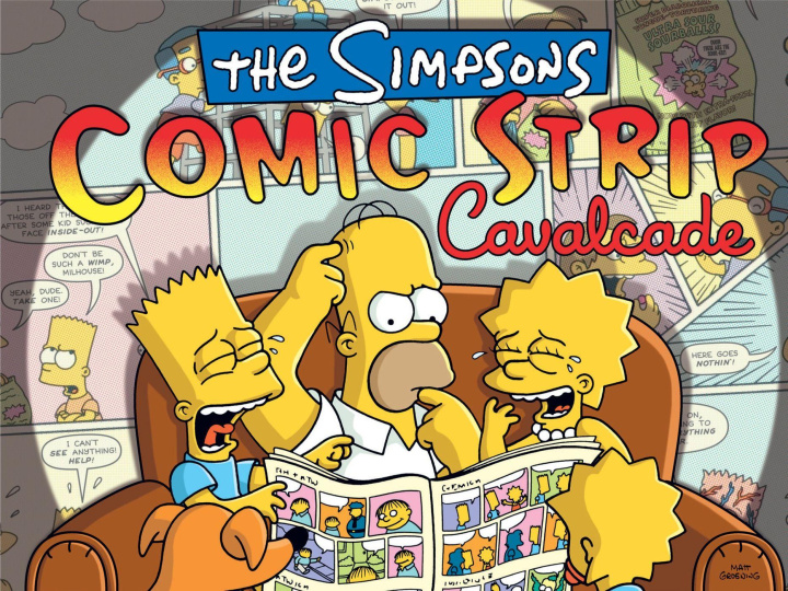 Kniha The Simpsons Comic Strip Cavalcade Matt Groening