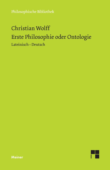 Knjiga Erste Philosophie oder Ontologie Dirk Effertz