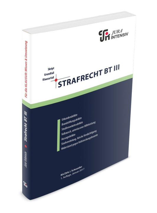 Kniha Strafrecht BT III 