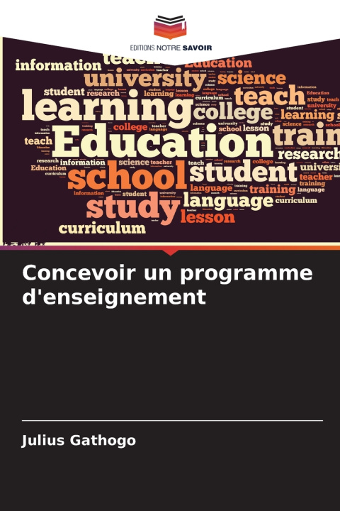 Kniha Concevoir un programme d'enseignement JULIUS GATHOGO