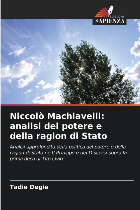Kniha Niccolò Machiavelli Tadie Degie