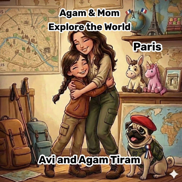Knjiga Agam & Mom Explore the World - Paris rivka tiram