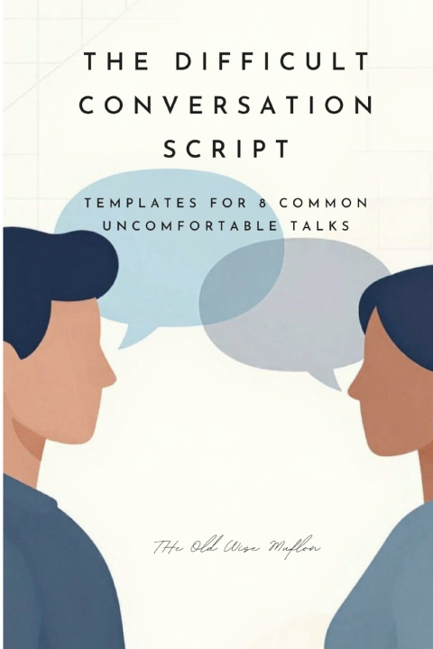 Könyv The Difficult Conversation Script The Old Wise Muflon
