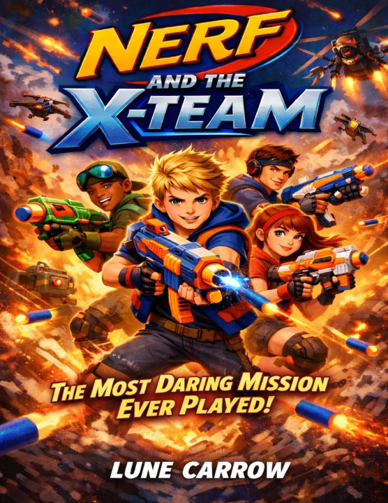 Kniha Nerf And The X-Team Lune Carrow