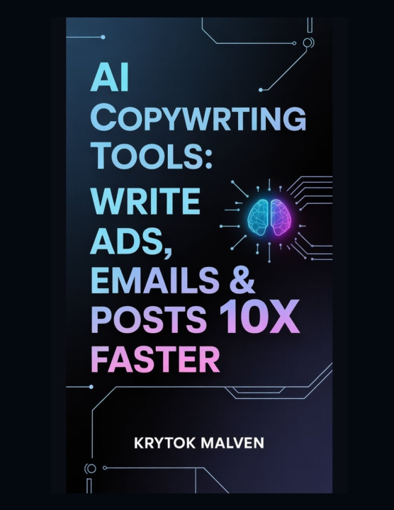 Kniha AI Copywriting Tools Krytok Malven