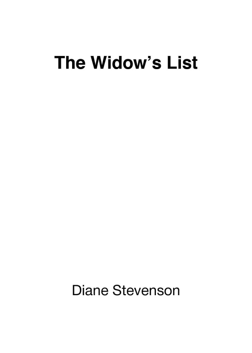 Kniha The Widow's List 
