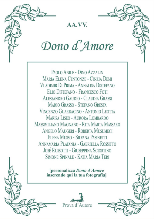 Kniha Dono d'amore 