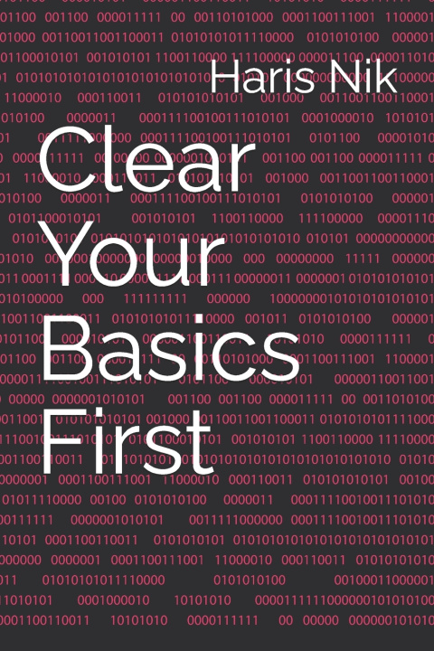 Kniha Clear Your Basics First Haris Nik