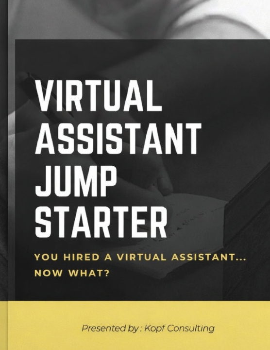 Könyv Virtual Assistant Jump Starter Kopf Consulting