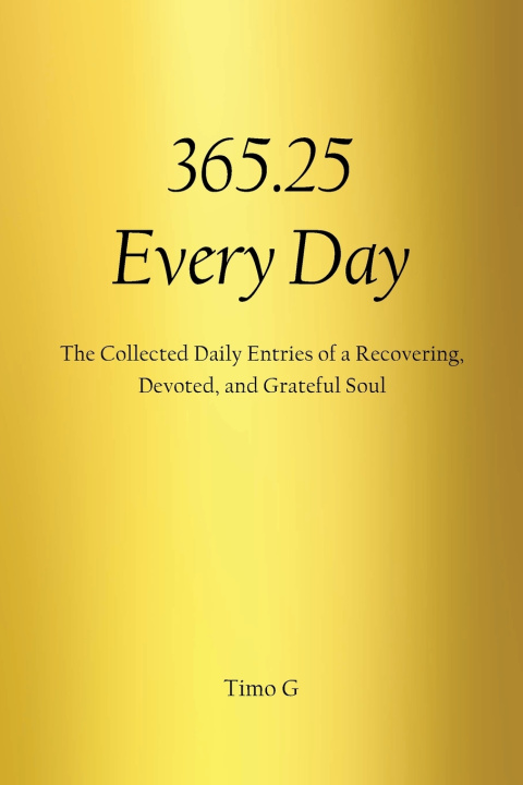 Kniha 365.25 Every Day Timo G