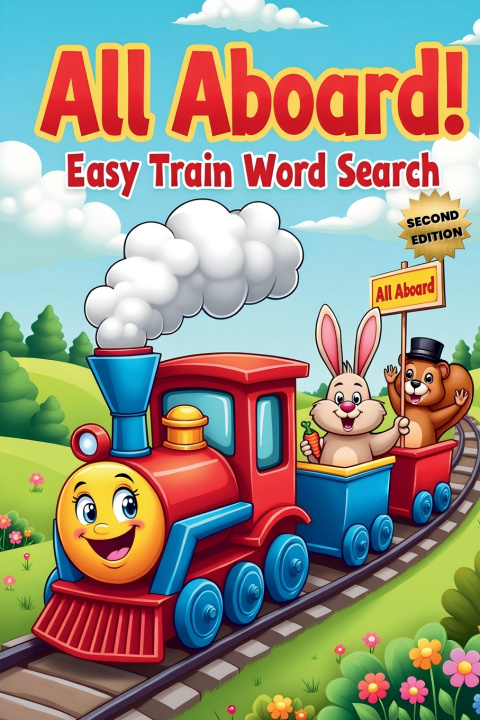 Kniha All Aboard! Easy Train Word Search (Second Edition) Everlee Austin