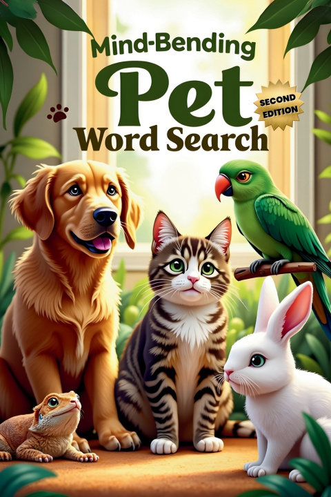 Kniha Mind-Bending Pet Word Search (Second Edition) Everlee Austin